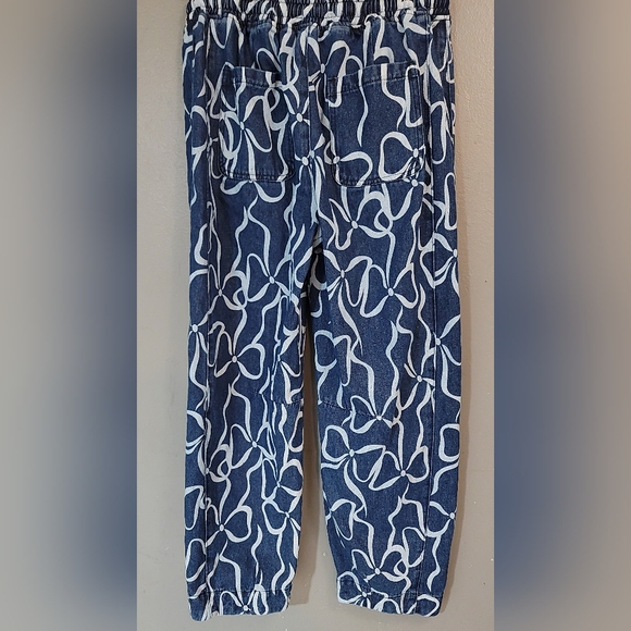 Stylish‎ Blue Patterned Boyfriend Jeans - Picture 4 of 8